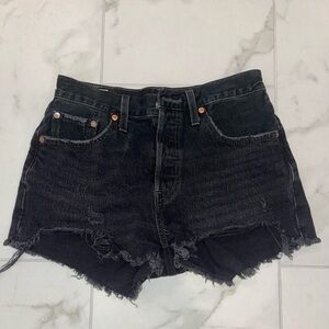 Levi’s Black Cutoff Shorts